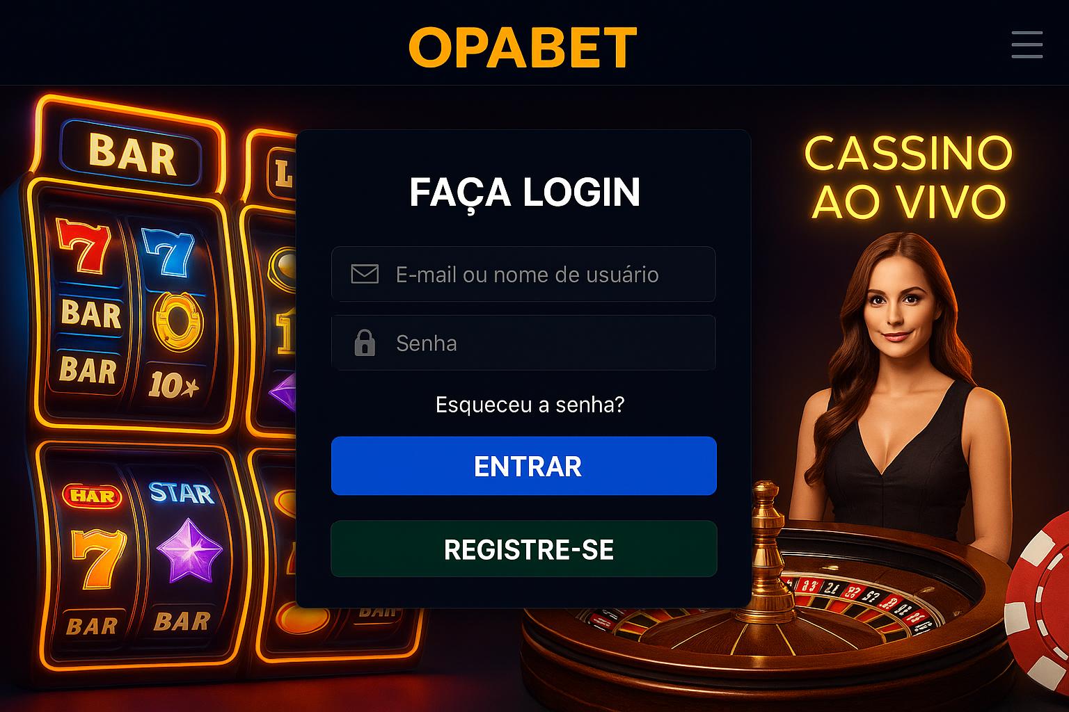 Login no Cassino OPABET
