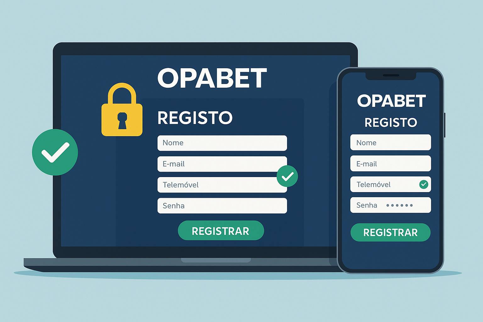 Não Perca tempo, o rRgistro na site OPABET